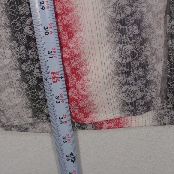 Luchiano Visconti Shirt Men's 2XL Long Sleeve Floral Striped - Picture 5 of 12